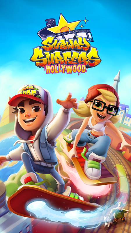 地铁跑酷国际服(subwaysurfers)开场画面