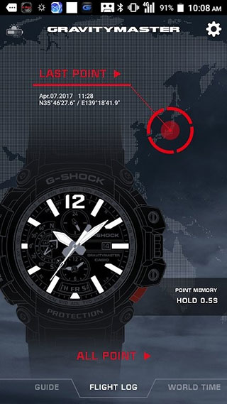 卡西欧G-SHOCK手表app官方版界面截图
