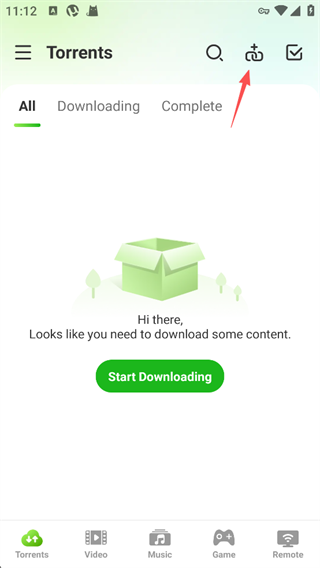 uTorrent添加磁力链接操作截图