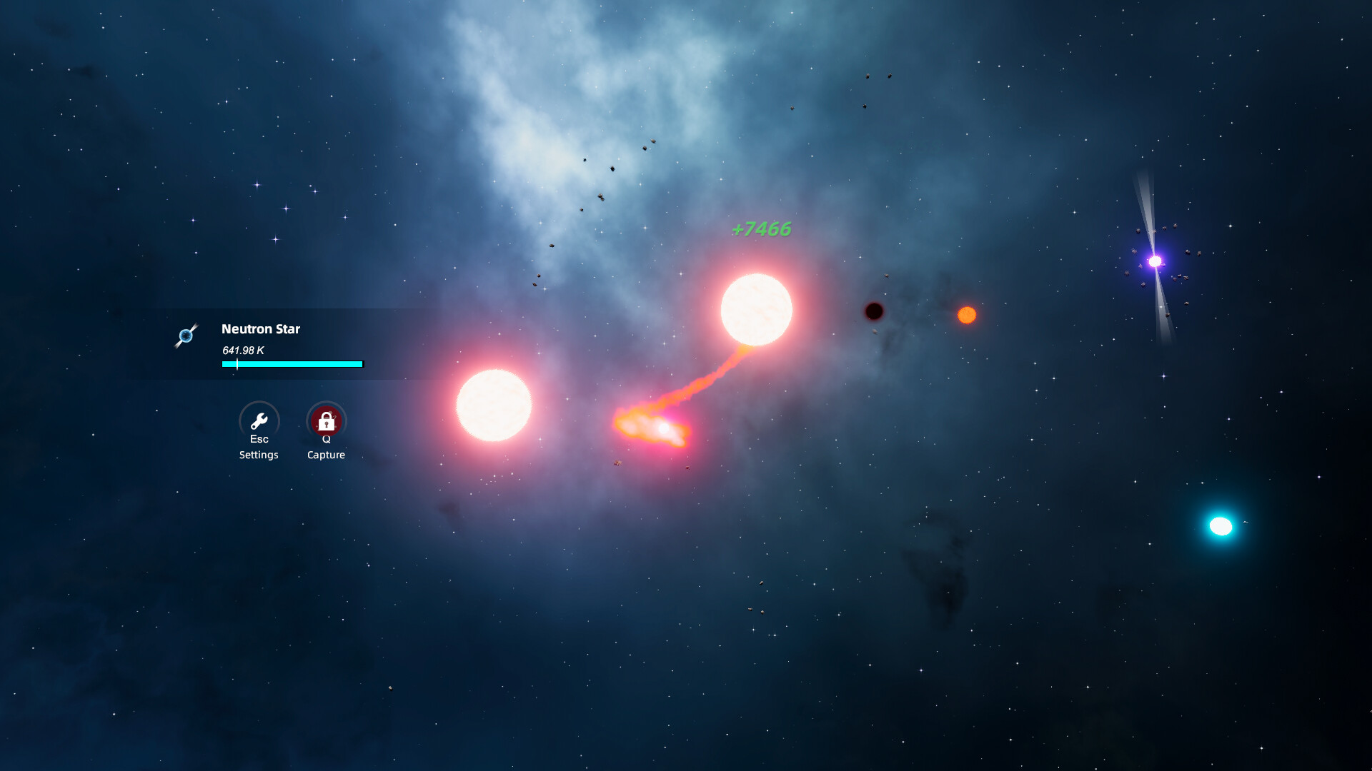 星球从陨石向星系进化的场景