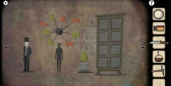 洞穴入口与昏暗手绘场景截图