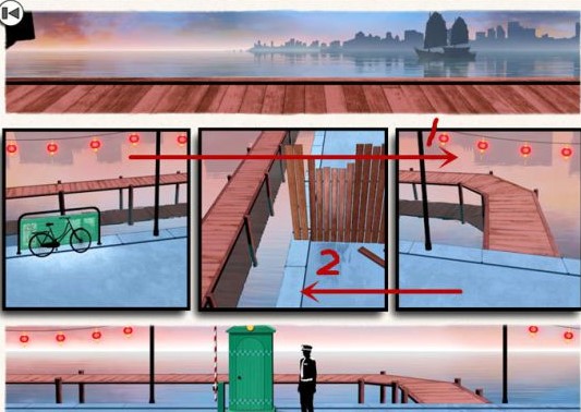 第二章翻墙画面排列示意