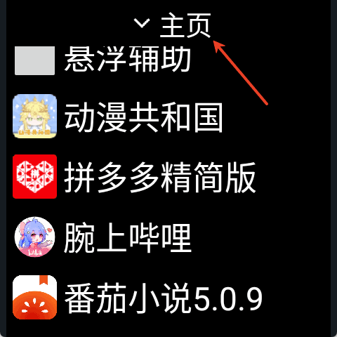 商店主页推荐栏截图