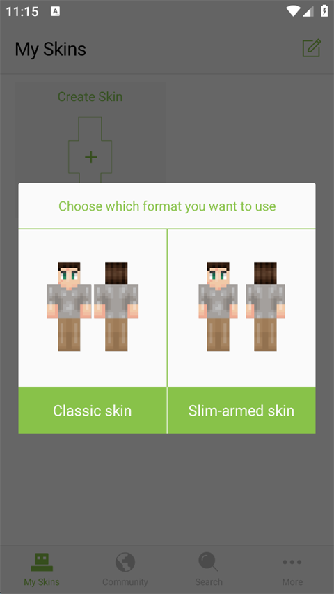 我的世界皮肤编辑器官方版(Skinseed)软件截图